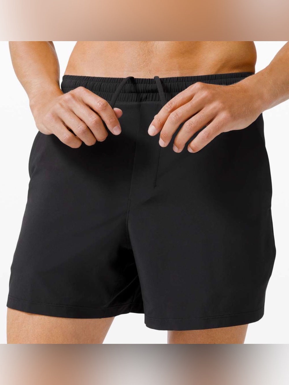 Lululemon Pace Breaker Short 7” Lined Black Men Sz XXL